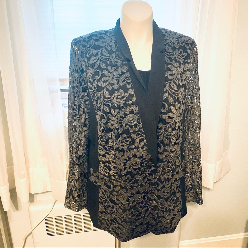Lace Tuxedo Dressy Blazer